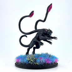 Picture of print of Phase Panther Attacking / Classic Forest Monster / Tentacle Beast