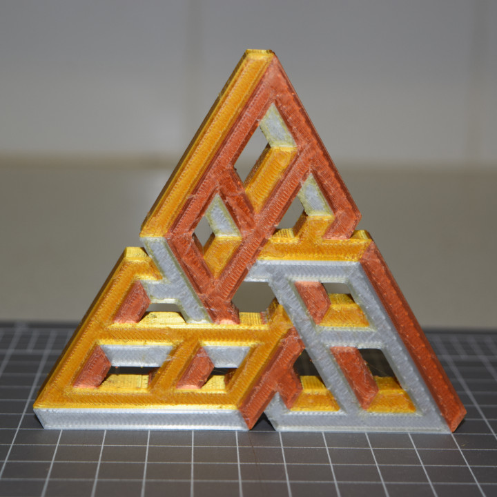 Penrose Triangle -Space Art Print