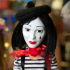 Model woman marionette head image