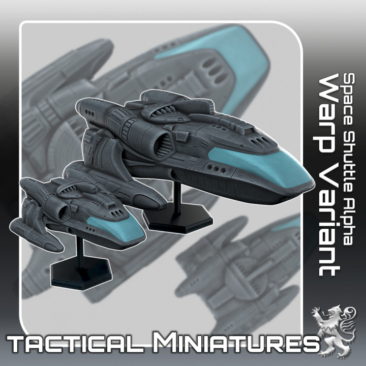 Space Shuttle Alpha Warp Variant Tactical Miniatures's Cover