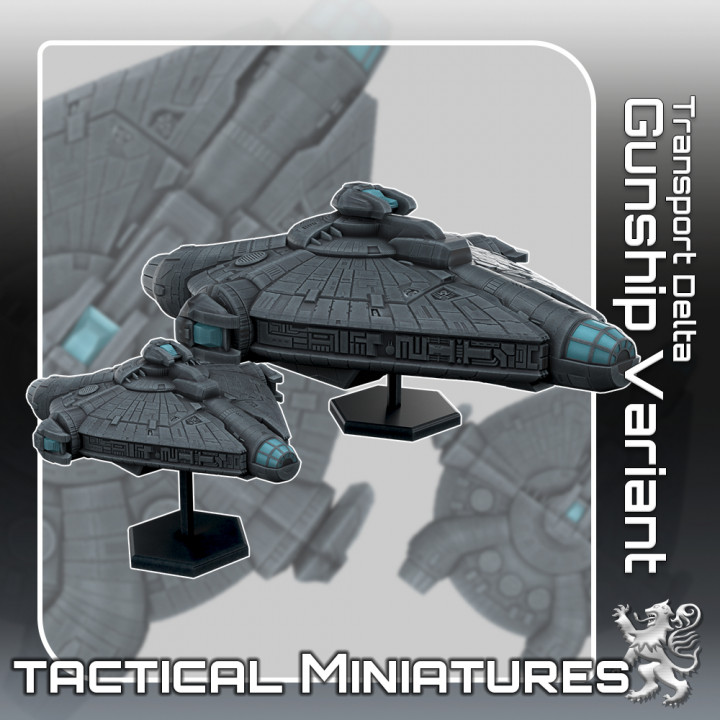 Transport Delta Gunship Variant Tactical Miniatures's Cover
