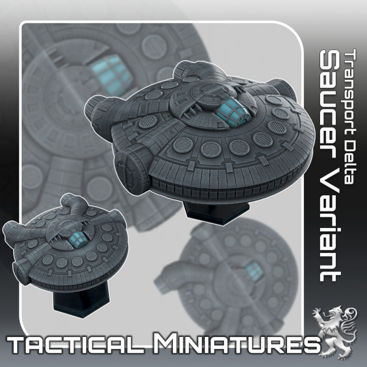 Transport Delta Saucer Variant Tactical Miniatures's Cover