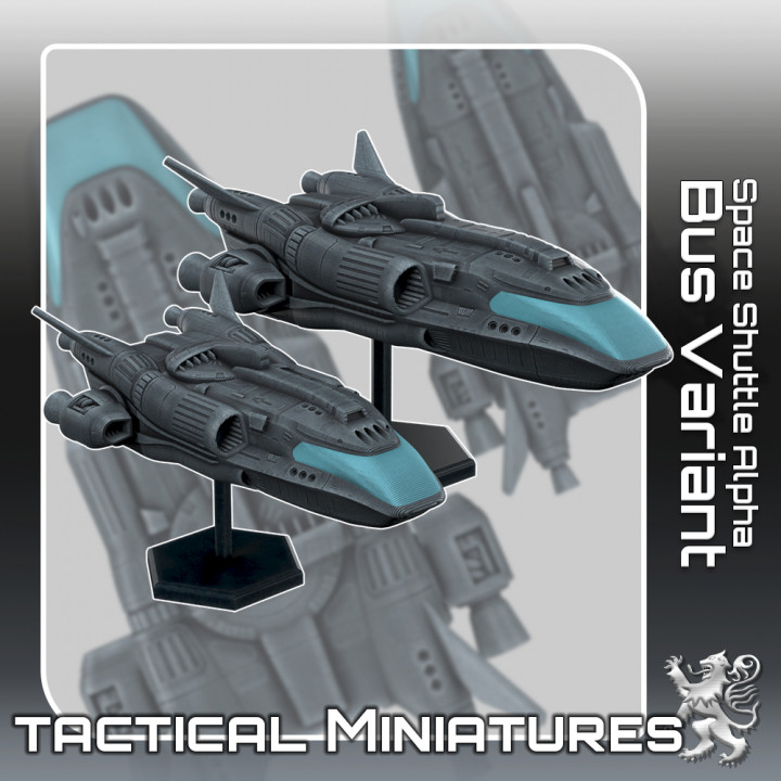 Space Shuttle Alpha Bus Variant Tactical Miniatures's Cover