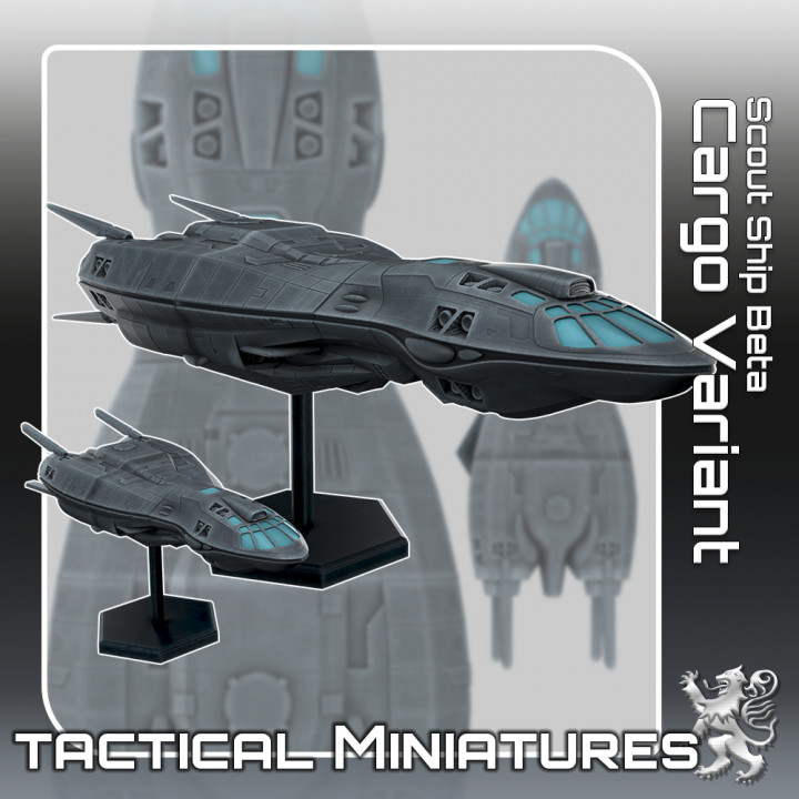 Scout Ship Beta Cargo Variant Tactical Miniatures's Cover