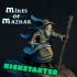 Gollnir the Wizard - Free STL from Mines of Maznar Kickstarter image