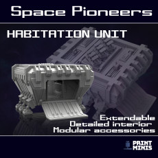 The Habitation Unit - Modular, Expandable Terrain - Space Pioneers Collection