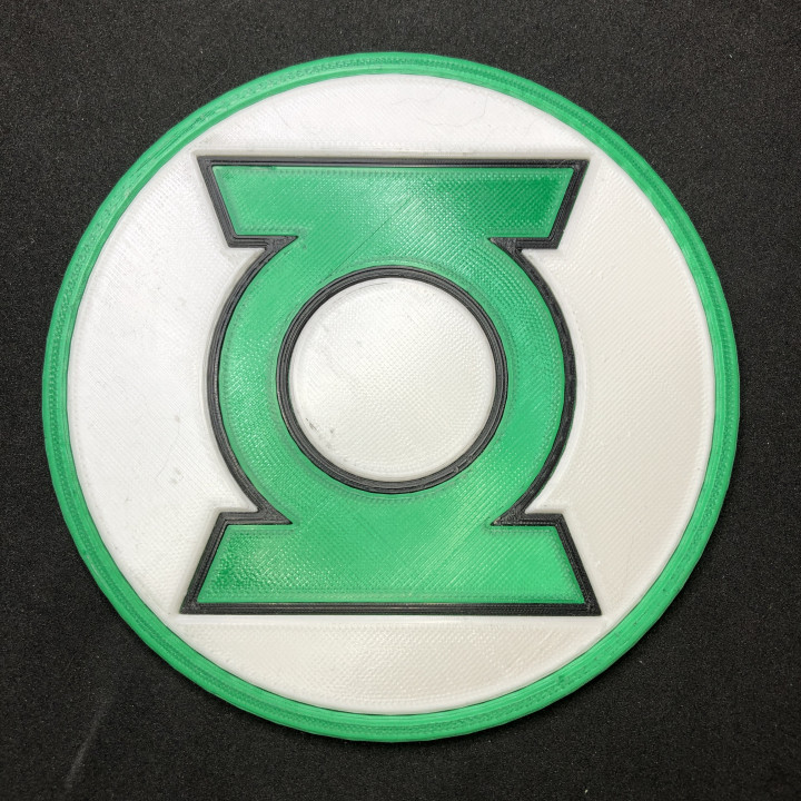 Green Lantern Corps Logo Coaster Mk 2!