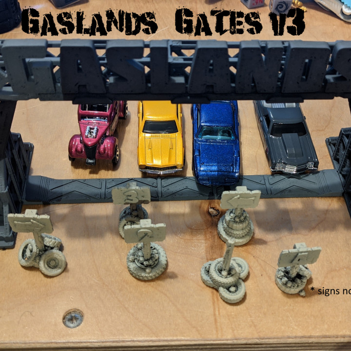 3D Printable Gaslands - Gate v3 by brander roullett