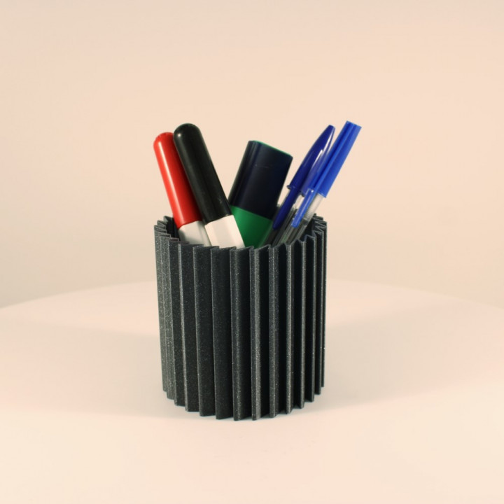 Turbine Pencil Holder, Desk Organizer, Vase Mode