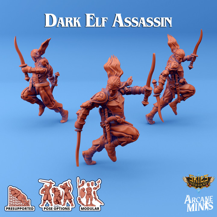 $5.00Dark Elf Assassin - Artificer Guilds