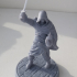 Unknown Hero Sword-Fire 32mm pre-supported image