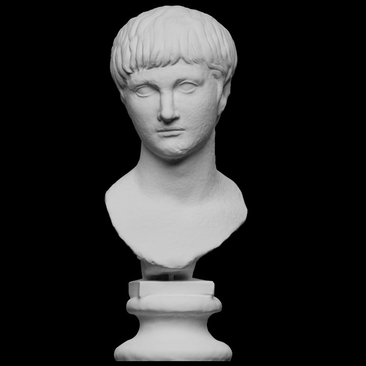 3D Printable Roman marble head by Scan The World