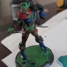 Picture of print of Gara, the Half Orc
