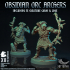 The Obsidian Orc Warband - Archers x8 - PreSupported image