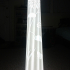 Tall Floor Lamp with Floral Pattern and Interchangeable Shades image
