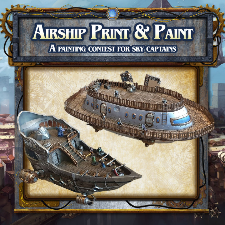 Airship print & paint competition