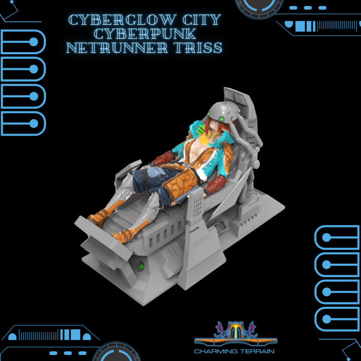 $2.90CyberGlow City Cyberpunk Netrunner Triss