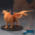 Manticore / Mythical Desert Creature / Winged Lion Scorpion Hybrid image