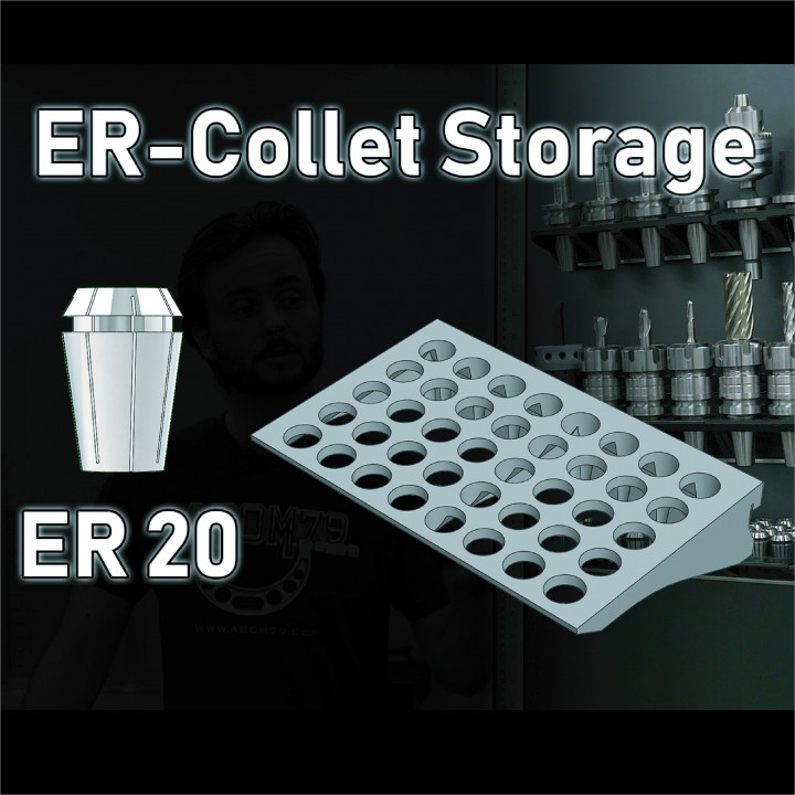 DIN-Rail Storage | ER20 Collets