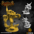 32mm scale Artificer Team with Spider Drones (including pre-supported) image