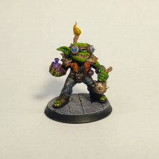 Picture of print of Sparky, the Goblin Artificer