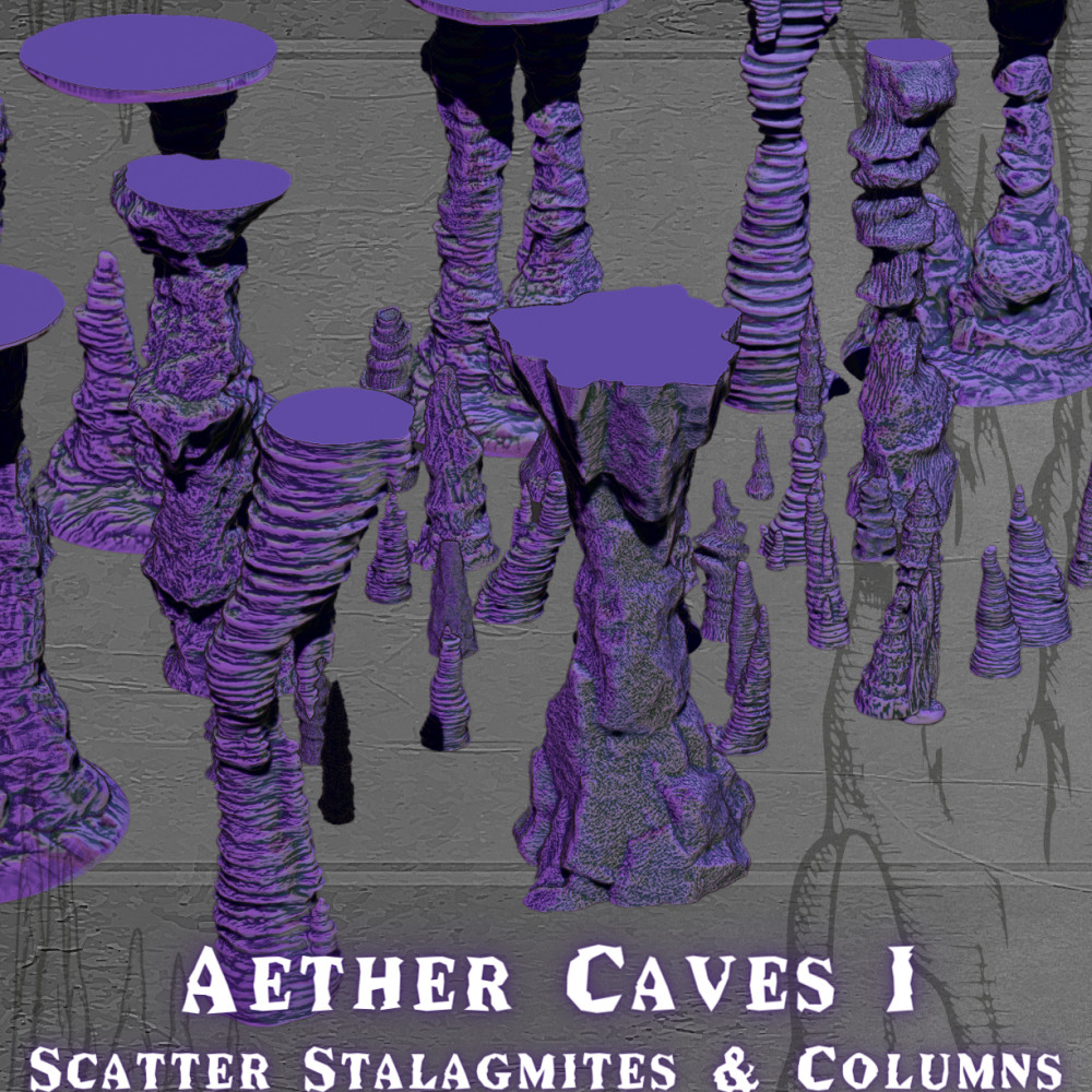 Image of Aether Caves I: Stalagmites & Columns