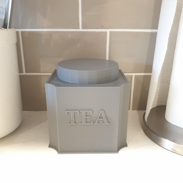 Tea, coffee and sugar container set