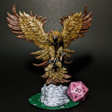 Picture of print of High Elf phoenix support ready