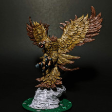Picture of print of High Elf phoenix support ready