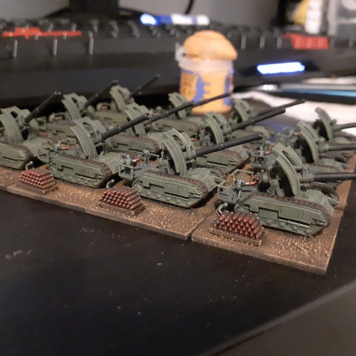 3D Printable Epic Scale Self-Propelled Artillery by M'khand