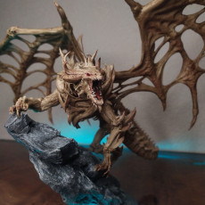 Picture of print of Undead Dragon Climbing