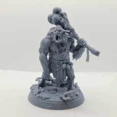 Picture of print of Gloock fomorian pre-supported