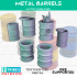 Metal barrels image