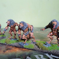 Picture of print of Werewolves Unit - Highlands Miniatures