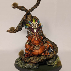 Picture of print of Saurian Frog-Mage