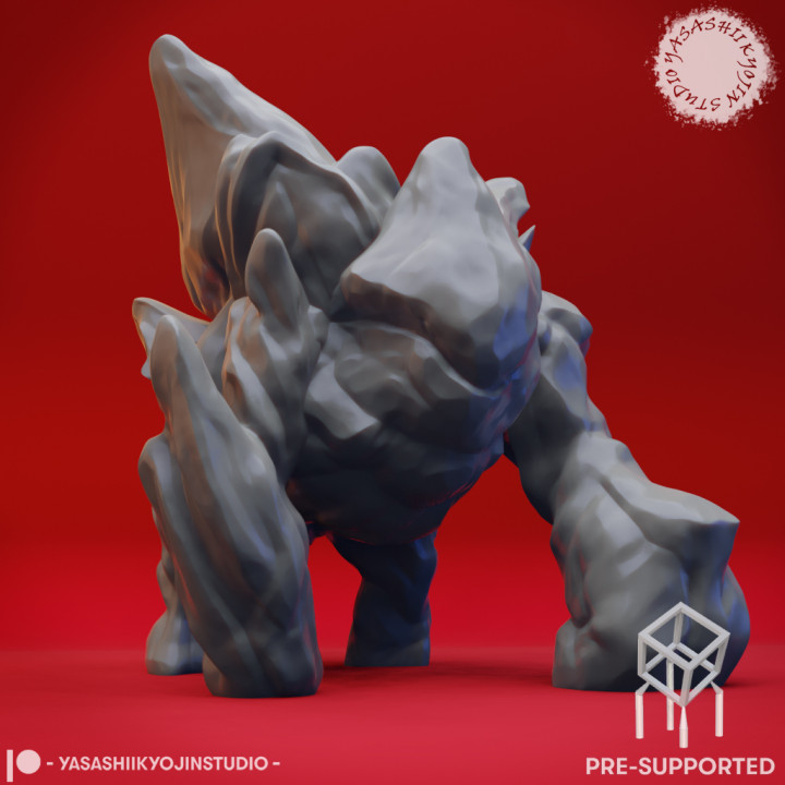$1.99Ice Golem - Tabletop Miniature (Pre-Supported)