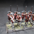 7 years war Russian infantry image