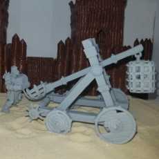 Picture of print of Orc Catapult and Boulder Loader