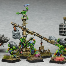 Picture of print of Orc Catapult and Boulder Loader