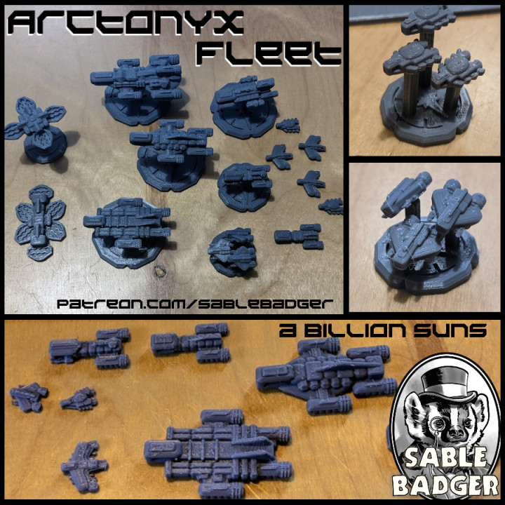 $3.99A Billions Suns - The Arctonyx Fleet of Spaceships