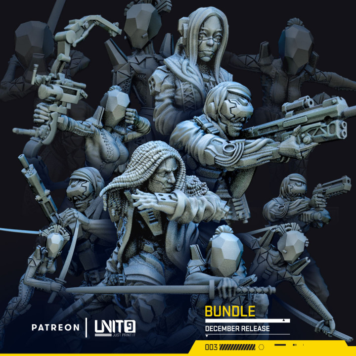 $49.99Cyberpunk models BUNDLE - Nakamura Strike Team (December release)