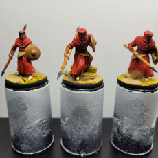 Picture of print of Night’s Cult Followers with Spear and Shield Bundle (3 unique miniatures)