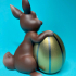 Easter bunny print image