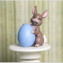 Easter bunny print image