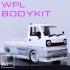 WPL D12 RC Complete Bodykit Widebody and WING image