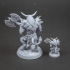MINOTAUR WITH AXE 32MM AND 75MM PRE-SUPPORTED image