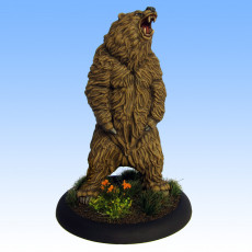 Picture of print of War Bear (pre-supported)