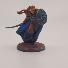 Picture of print of Hildë the Shieldmaiden