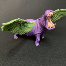 Picture of print of Potagriffmus Flying Hippo - Presupported