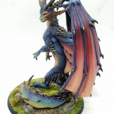 Picture of print of Glimmer Scale Dragon - Presupported